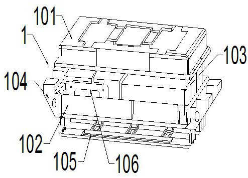 Power battery protection structure of new energy automobile