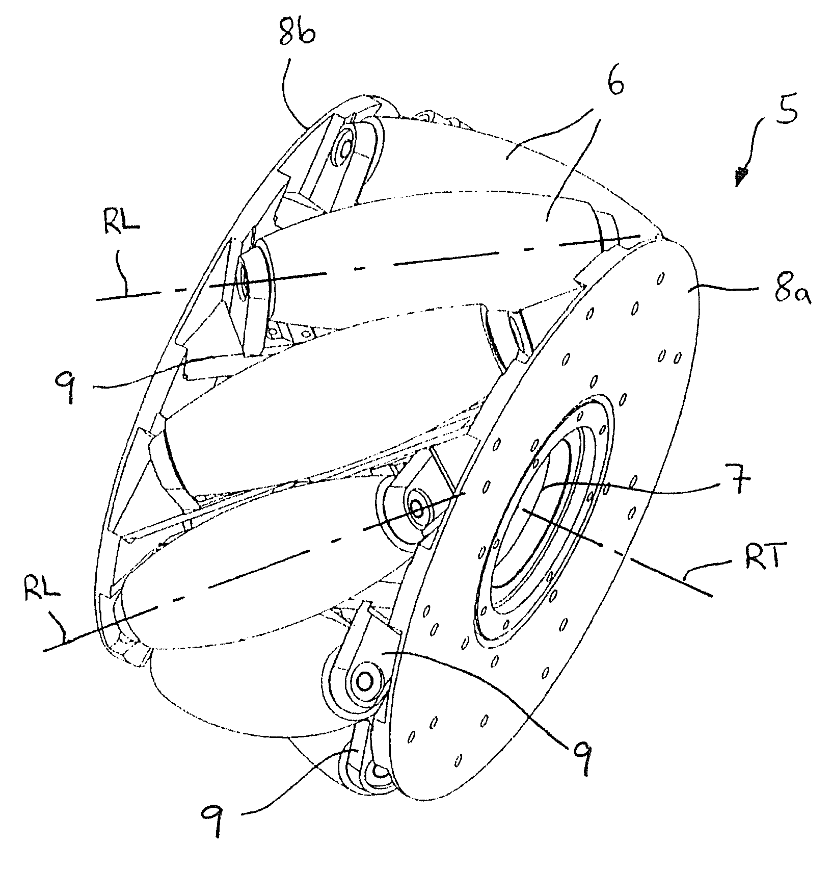 Omnidirectional wheel and method for the assembly thereof