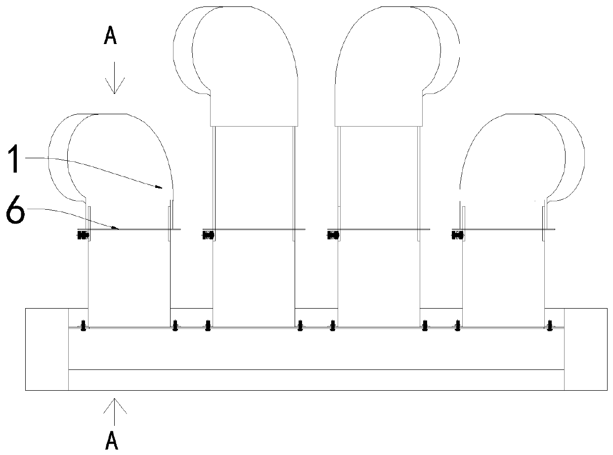 Field auxiliary pollination machine for hybrid wheat