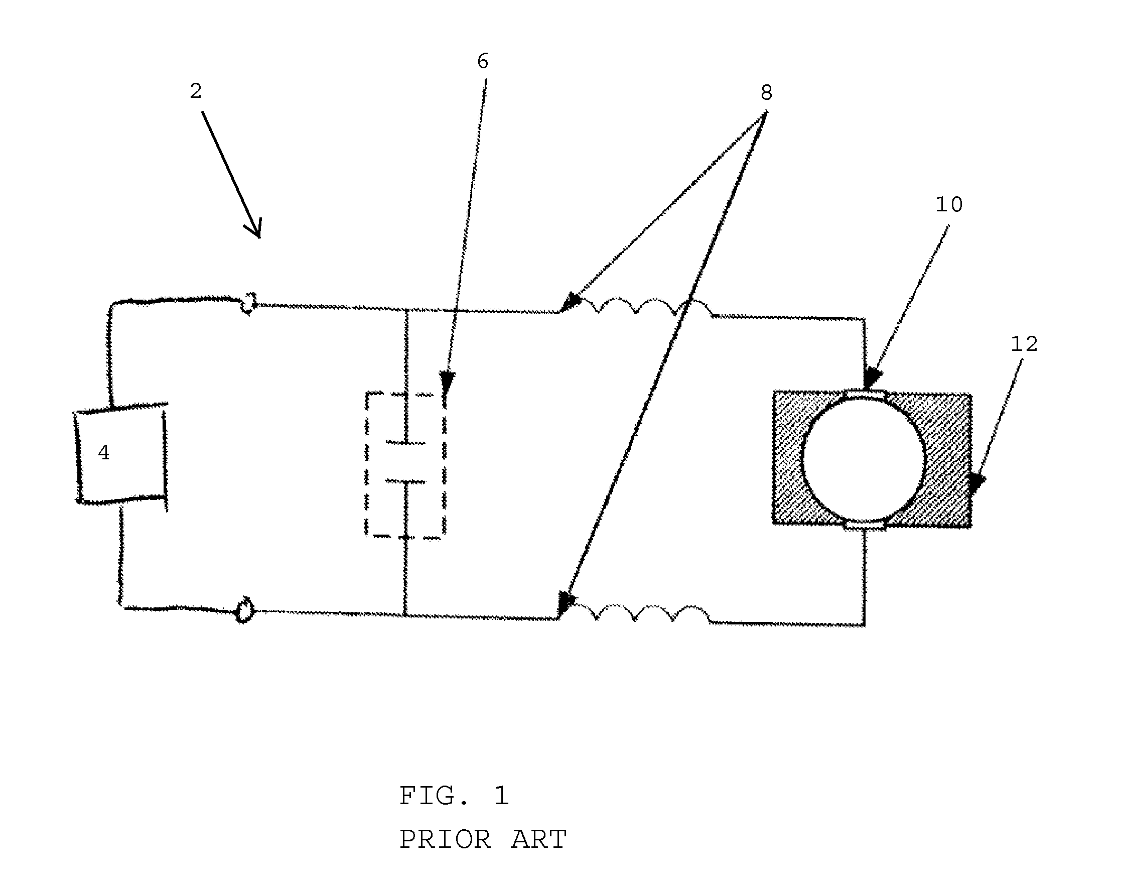 Electric motors having EMI reducing circuits and methods therefor