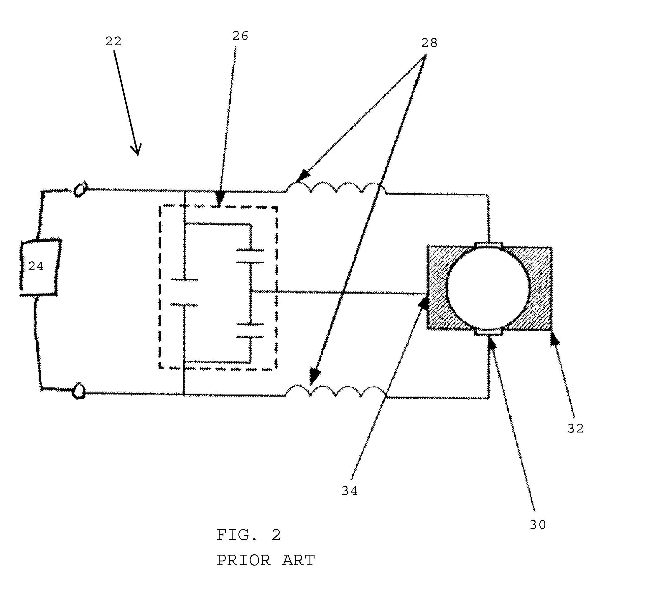 Electric motors having EMI reducing circuits and methods therefor