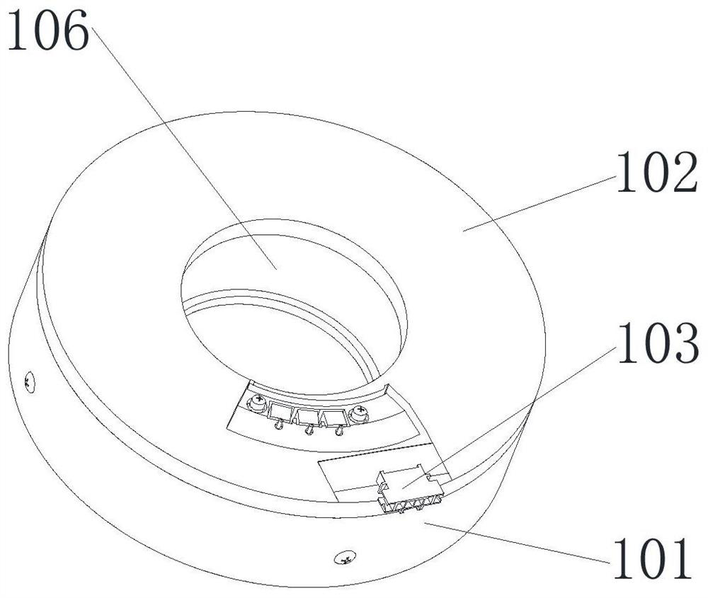 Unmanned aerial vehicle placing and recycling device and traffic cone assembly with same