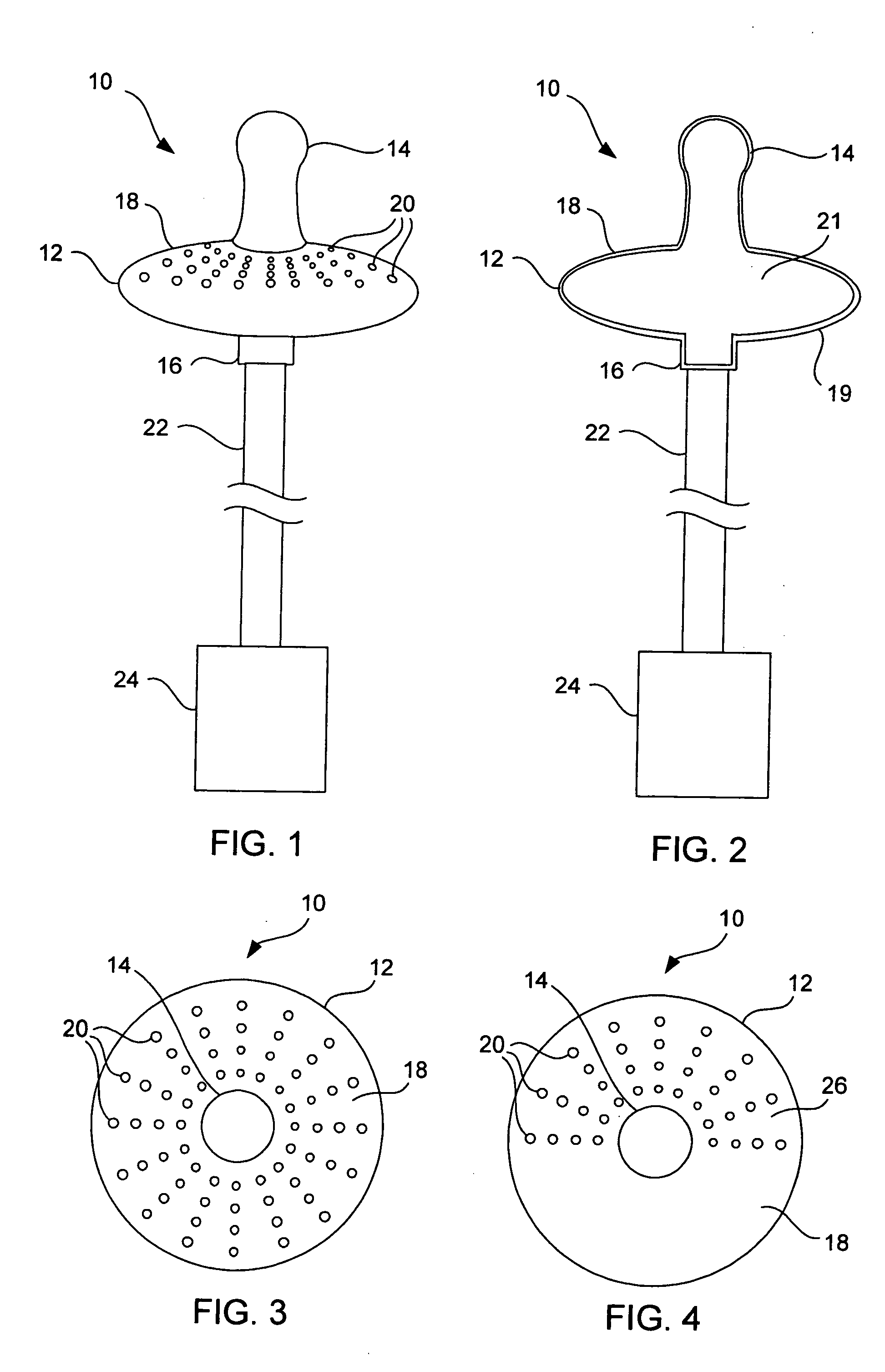 Gas delivery device for infants