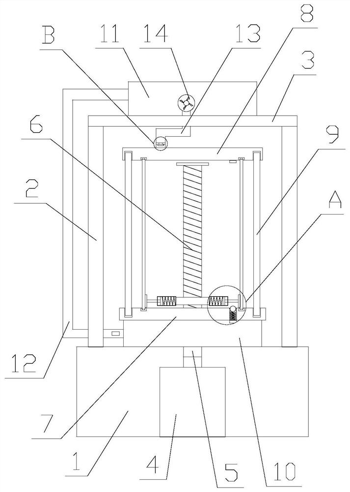 Polishing device for alloy pipeline