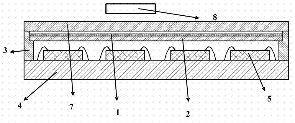 Method and device for improving color temperature consistency of white light LED (Light Emitting Diode) lighting device