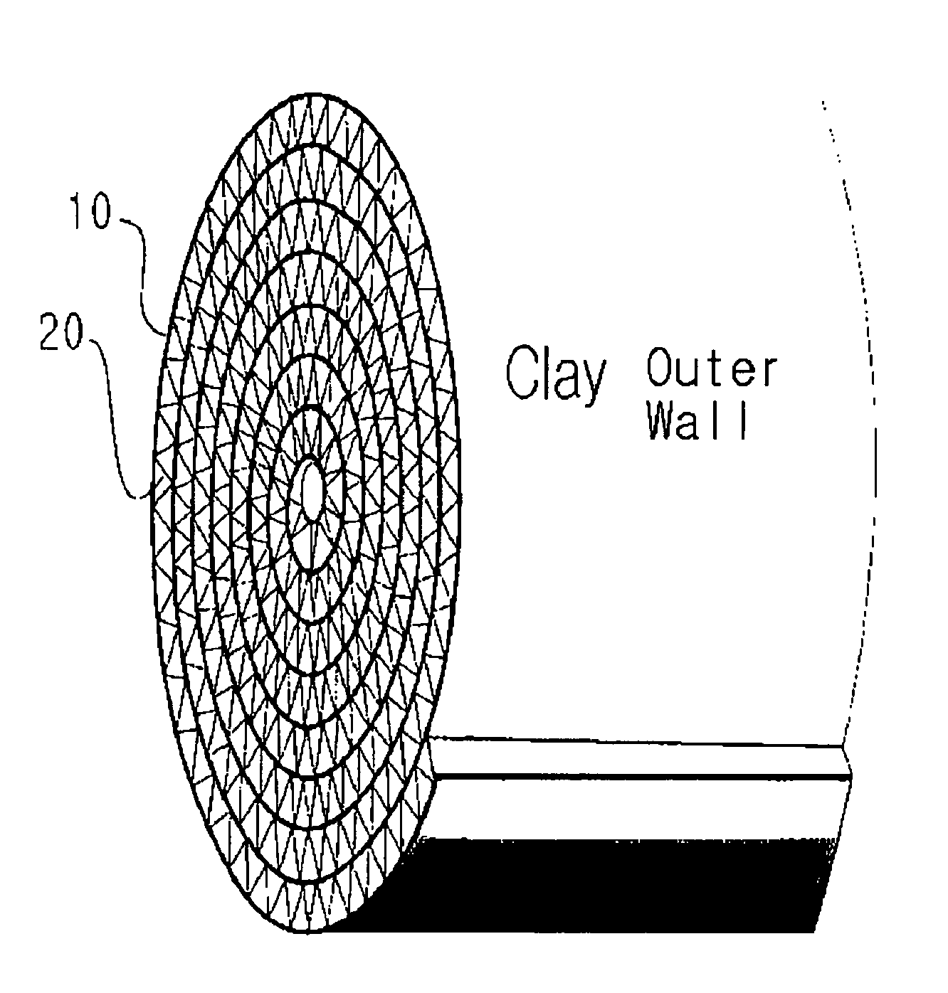 Ceramic filter comprising clay and process for preparing thereof