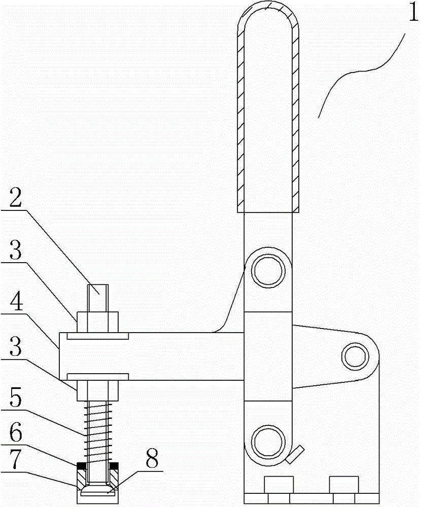 Adjustable rapid clamp