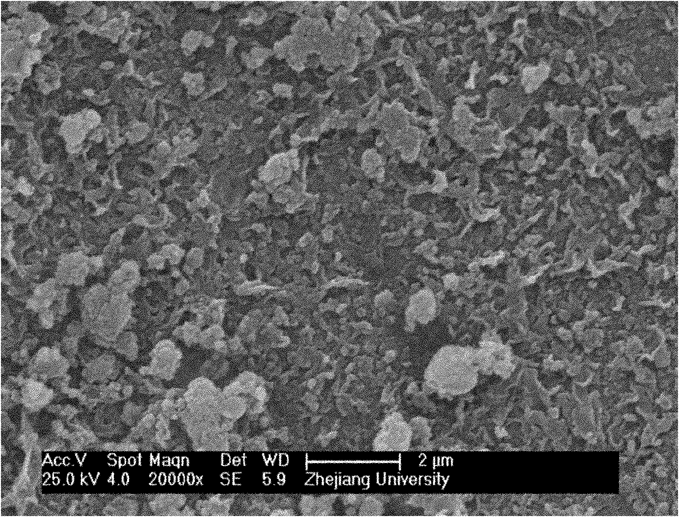 Method for preparing reverse osmosis composite membrane containing modified nano-zeolite molecular sieve