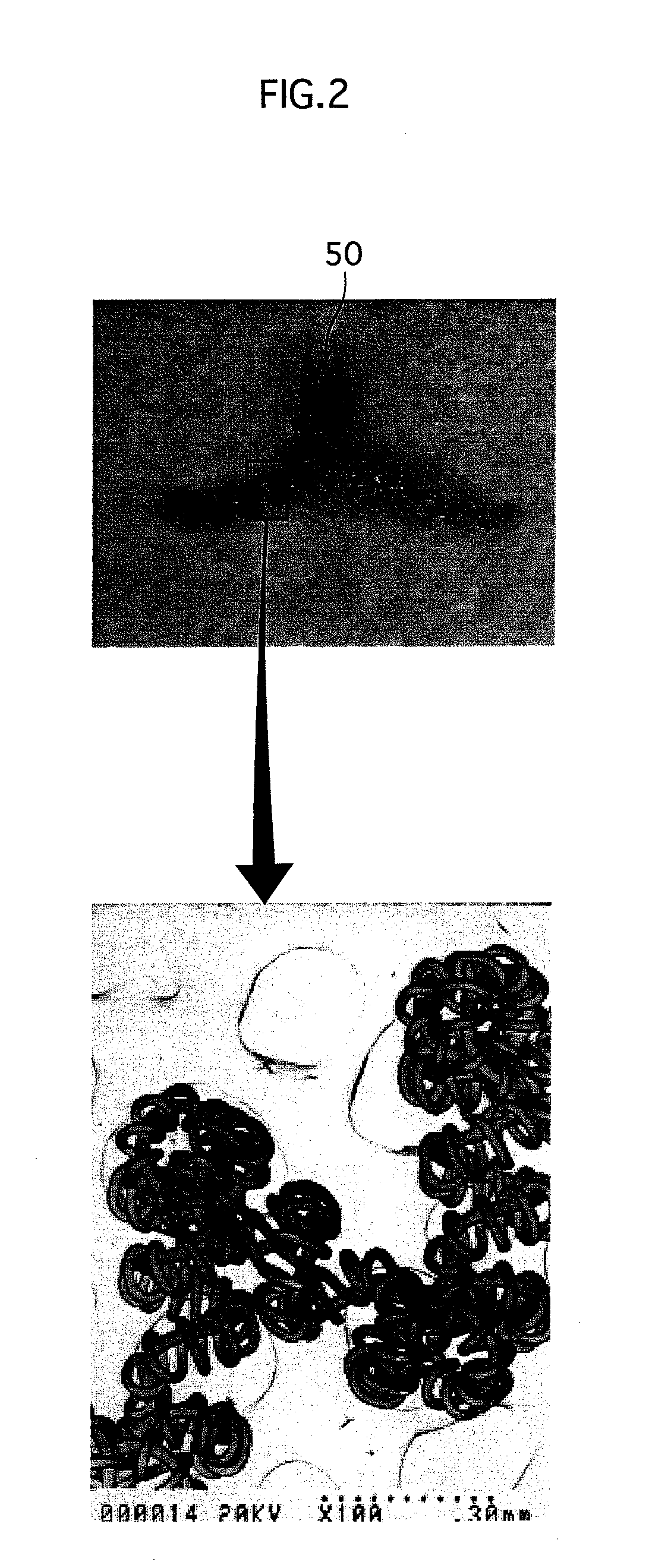 Electrode for discharge lamp and discharge lamp