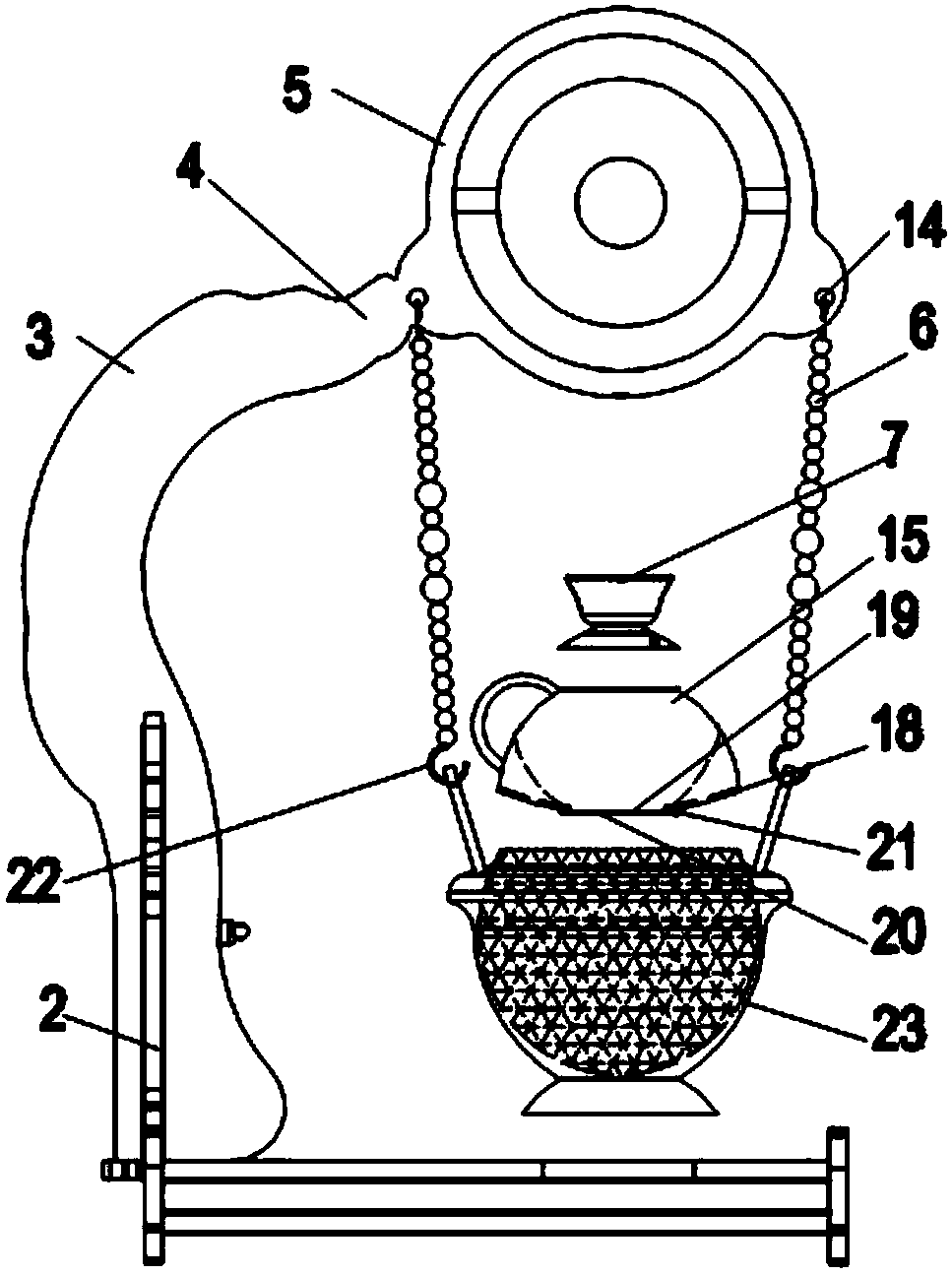 Integrated medicinal material cooker