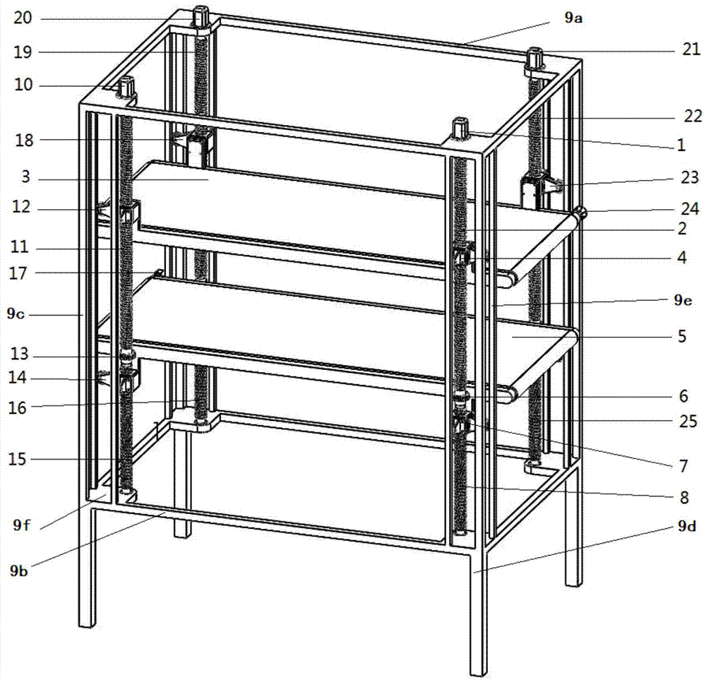 Multilayer synchronous lifting equipment