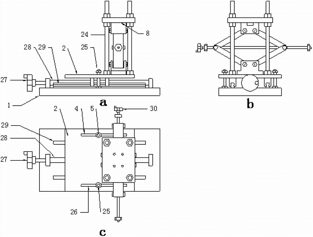 Integrated parameter test device of speed reducer