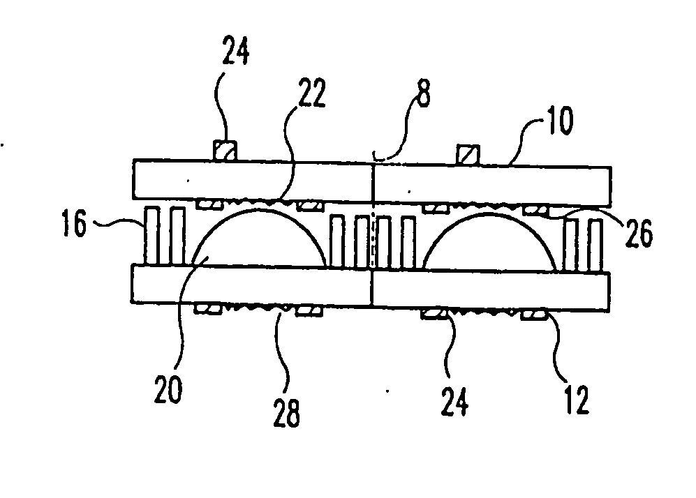 Wafer level integration of multiple optical elements