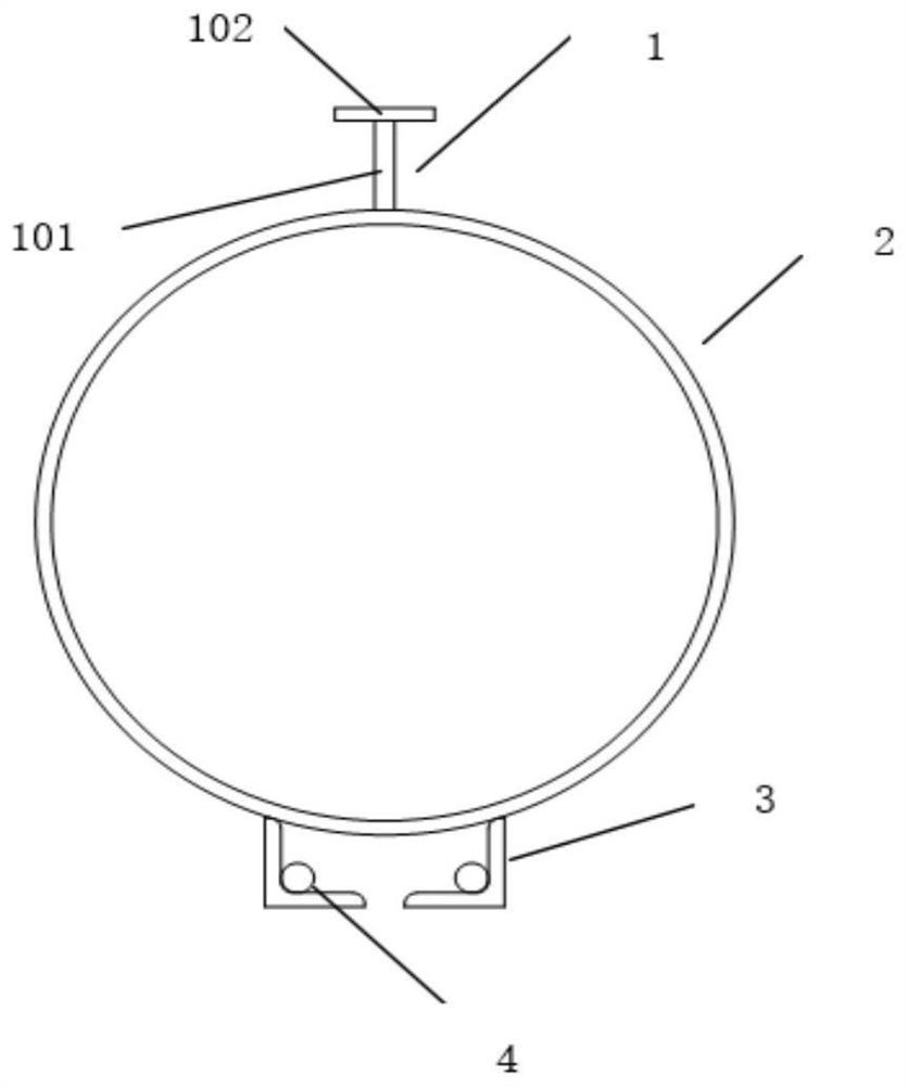 Lock catch steel pipe pile and foundation pit enclosure structure