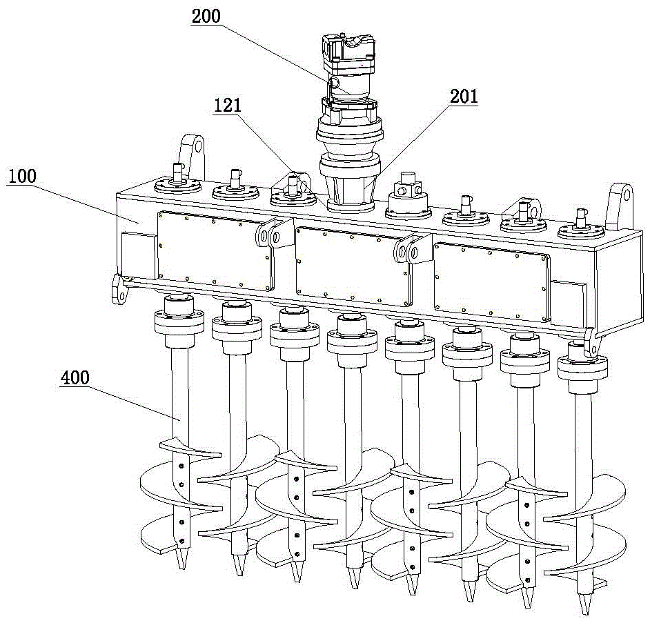 Subsoiling and tilling device