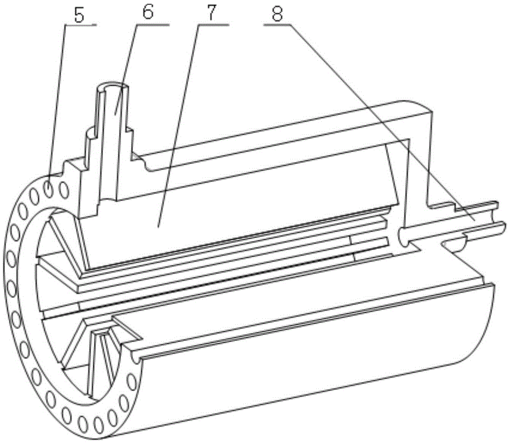 Separated heat radiation type novel motor based on heat pipe