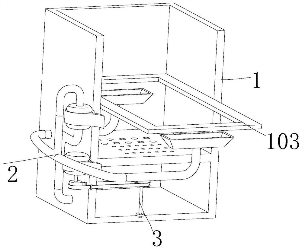 Chemically toughened glass ion exchange tank