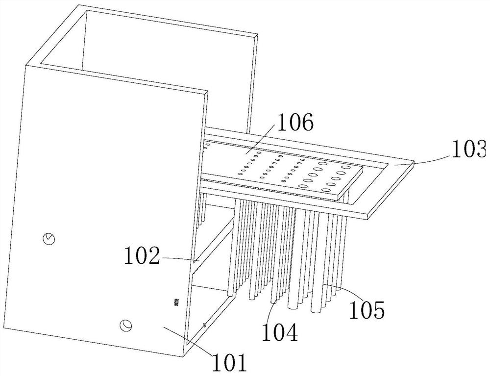 Chemically toughened glass ion exchange tank