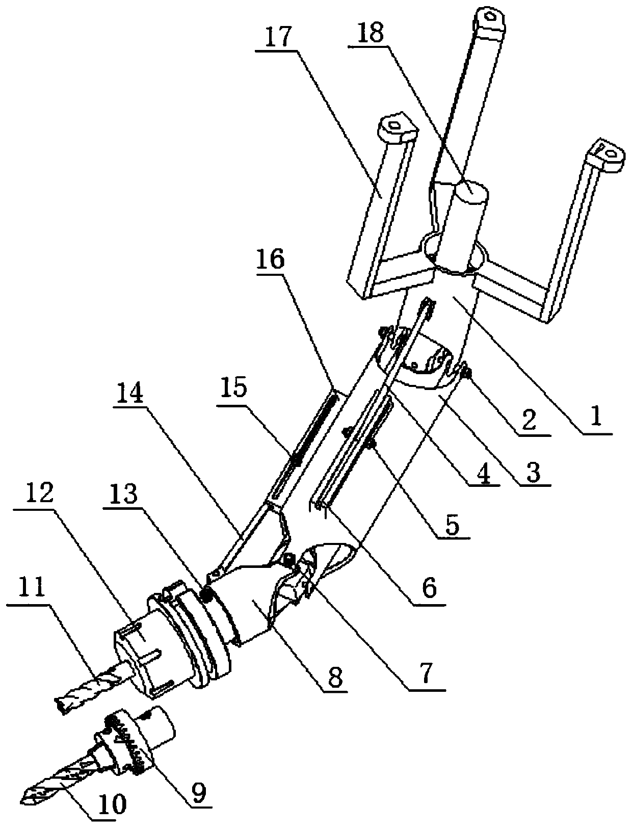 Multi-surface machining mechanism for milling machine