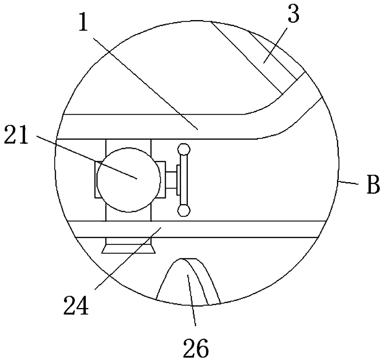 Low-energy-consumption sewage treatment device based on carbon source recovery