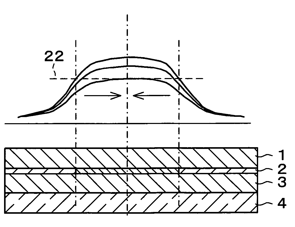 Crystallized semiconductor device, method for producing same and crystallization apparatus