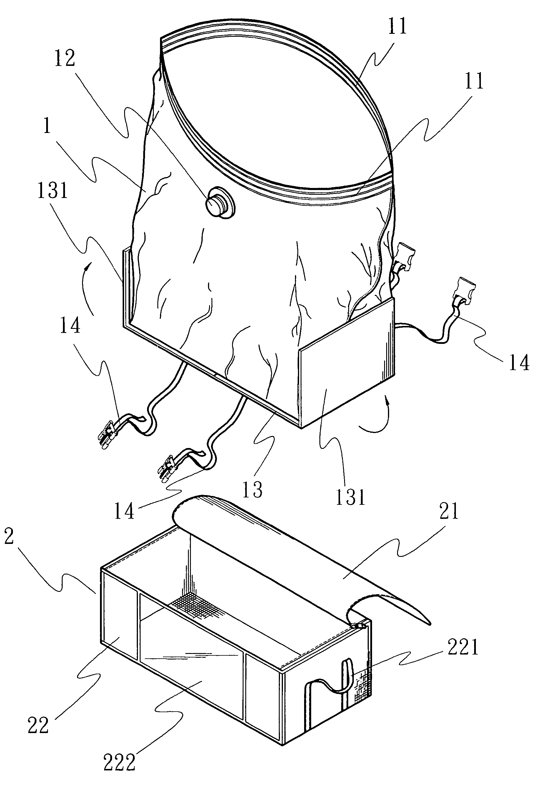 Combined storage apparatus