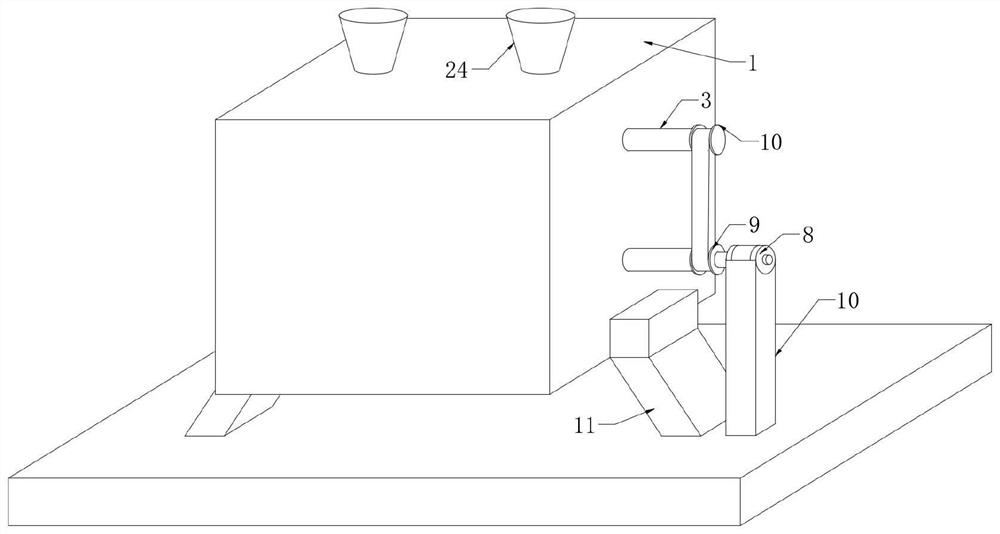 Environment-friendly landscape garden dry branch and fallen leaf treatment equipment