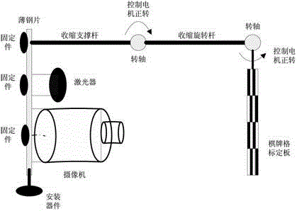 Narrow space binocular vision measuring and positioning device and method