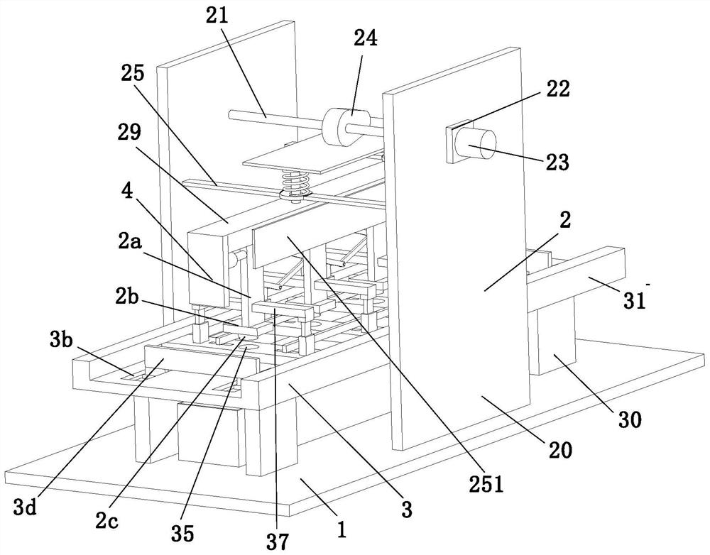 Connection terminal punch forming device