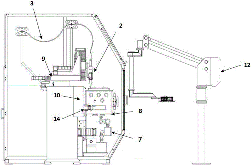 Vacuum laser welding system for grillwork