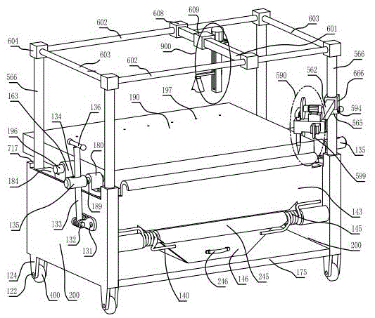 Copper-alloy glass detecting instrument with hydraulic rotary table, screw camera and circular rotary angle pressing plates