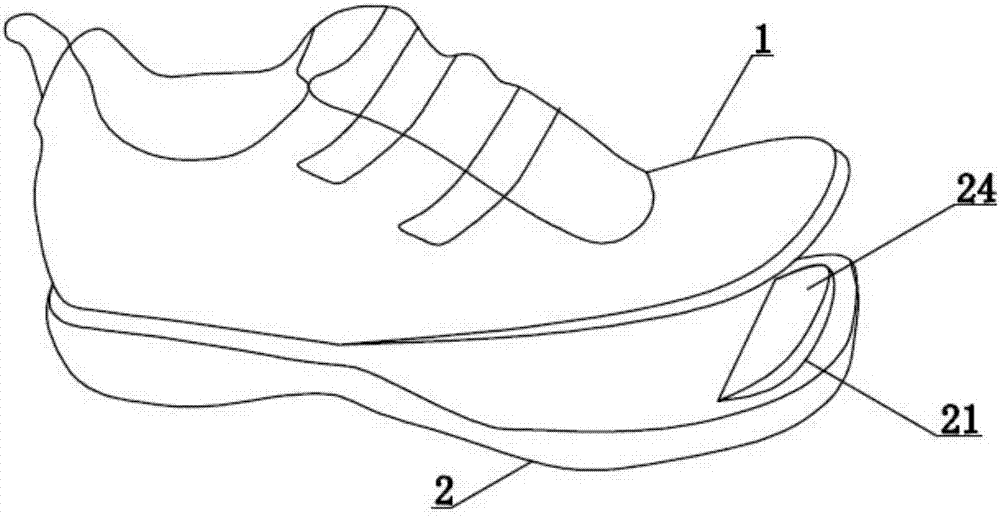 Post-stroke foot metatarsophalangeal joint and interphalangeal joint corrective shoe