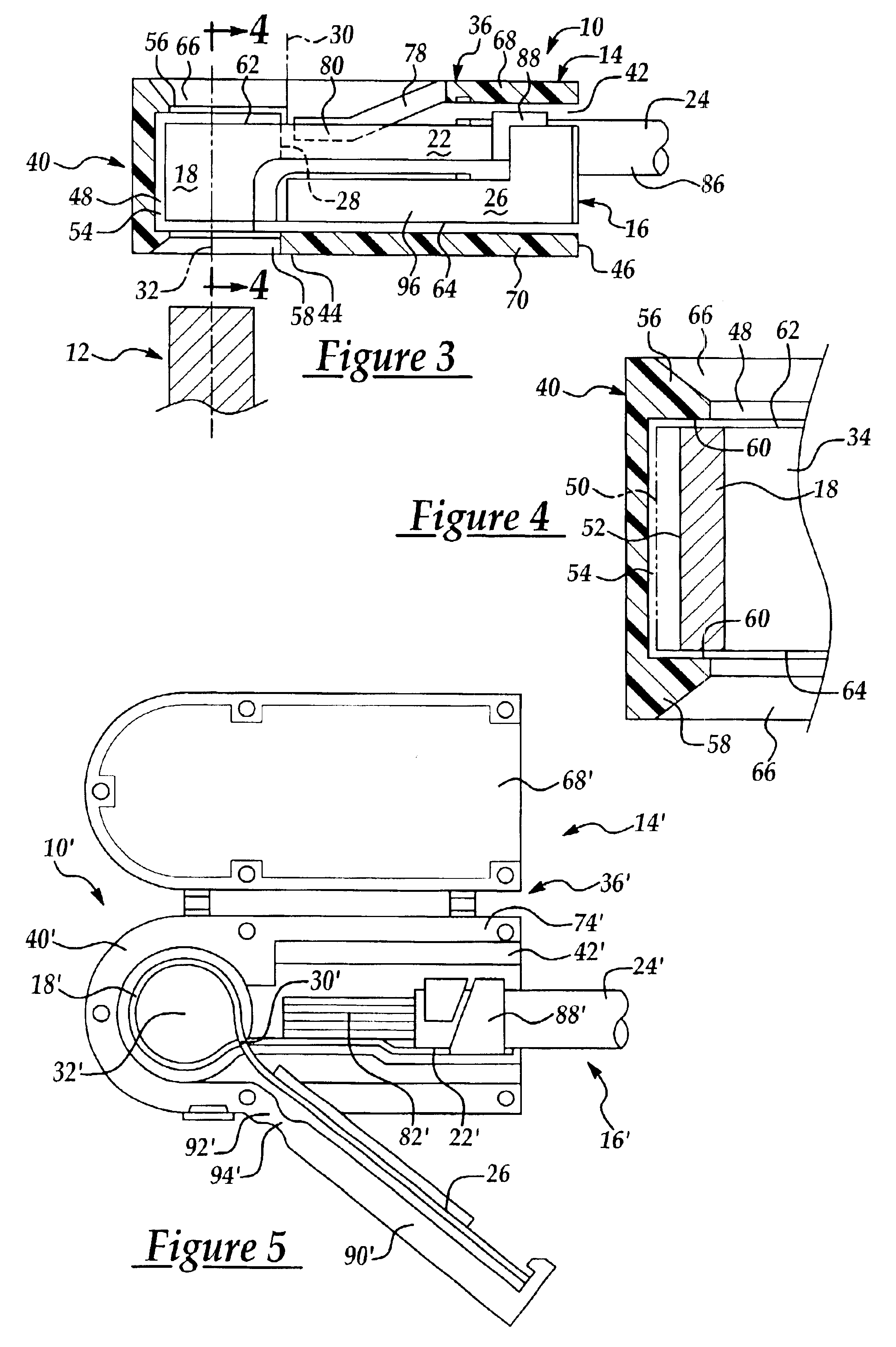 Electrical clip connector comprising expandable barrel segment