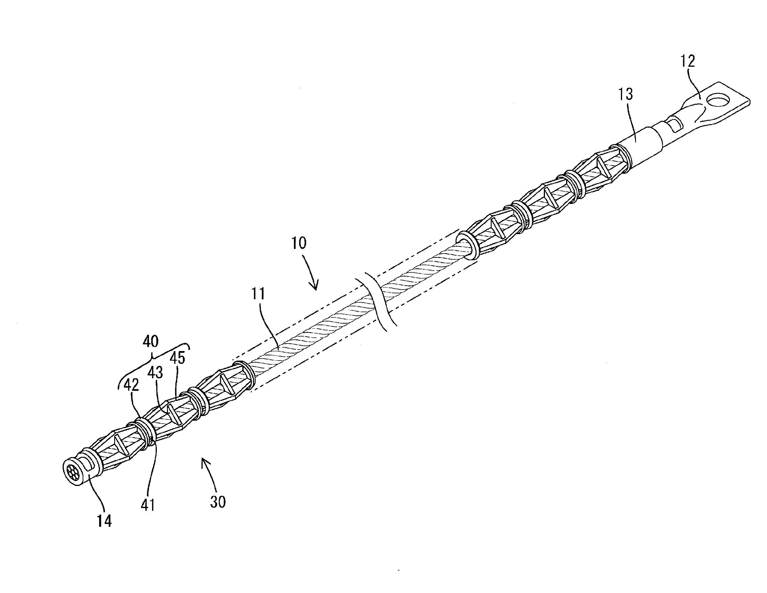 Insulating spacer for plating inner surface and auxiliary anode unit