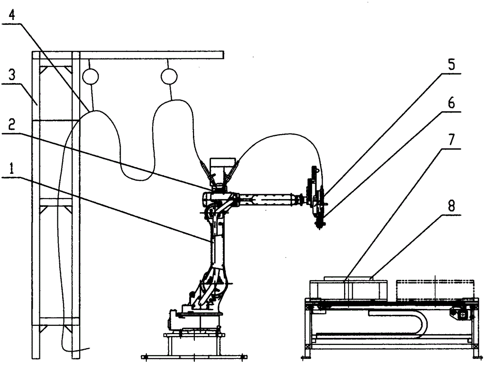 Full-automatic robot gluing equipment and process technology