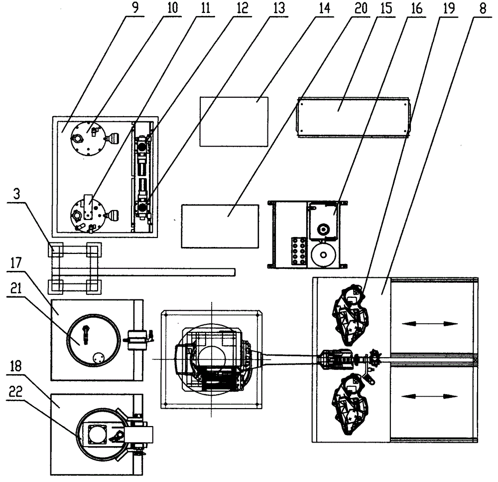 Full-automatic robot gluing equipment and process technology