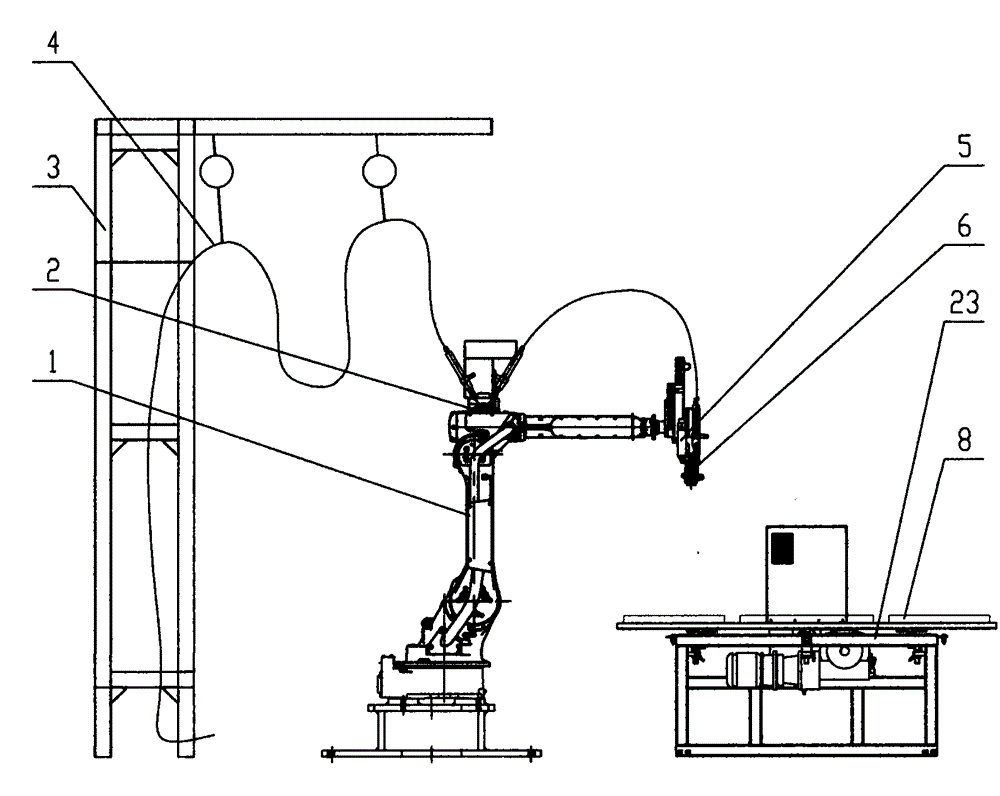 Full-automatic robot gluing equipment and process technology