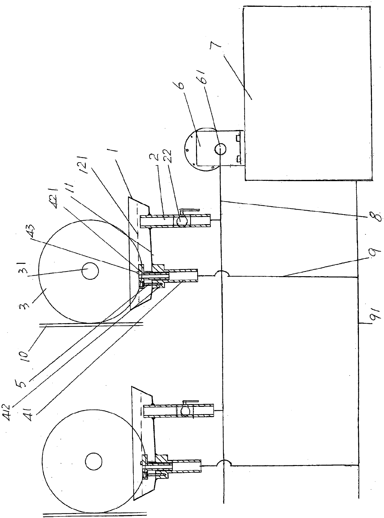 Oiling device for polylactic acid fiber spinning