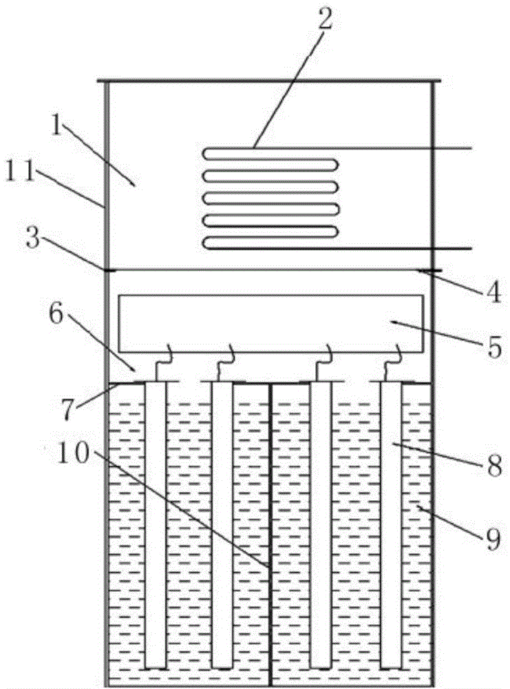 Circulating evaporation cooled 1U server