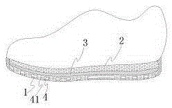 A shoe sole with adjustable sole height and a shoe with the shoe sole