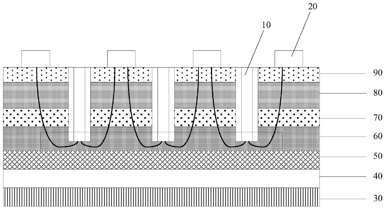 A kind of light-emitting diode and its preparation method