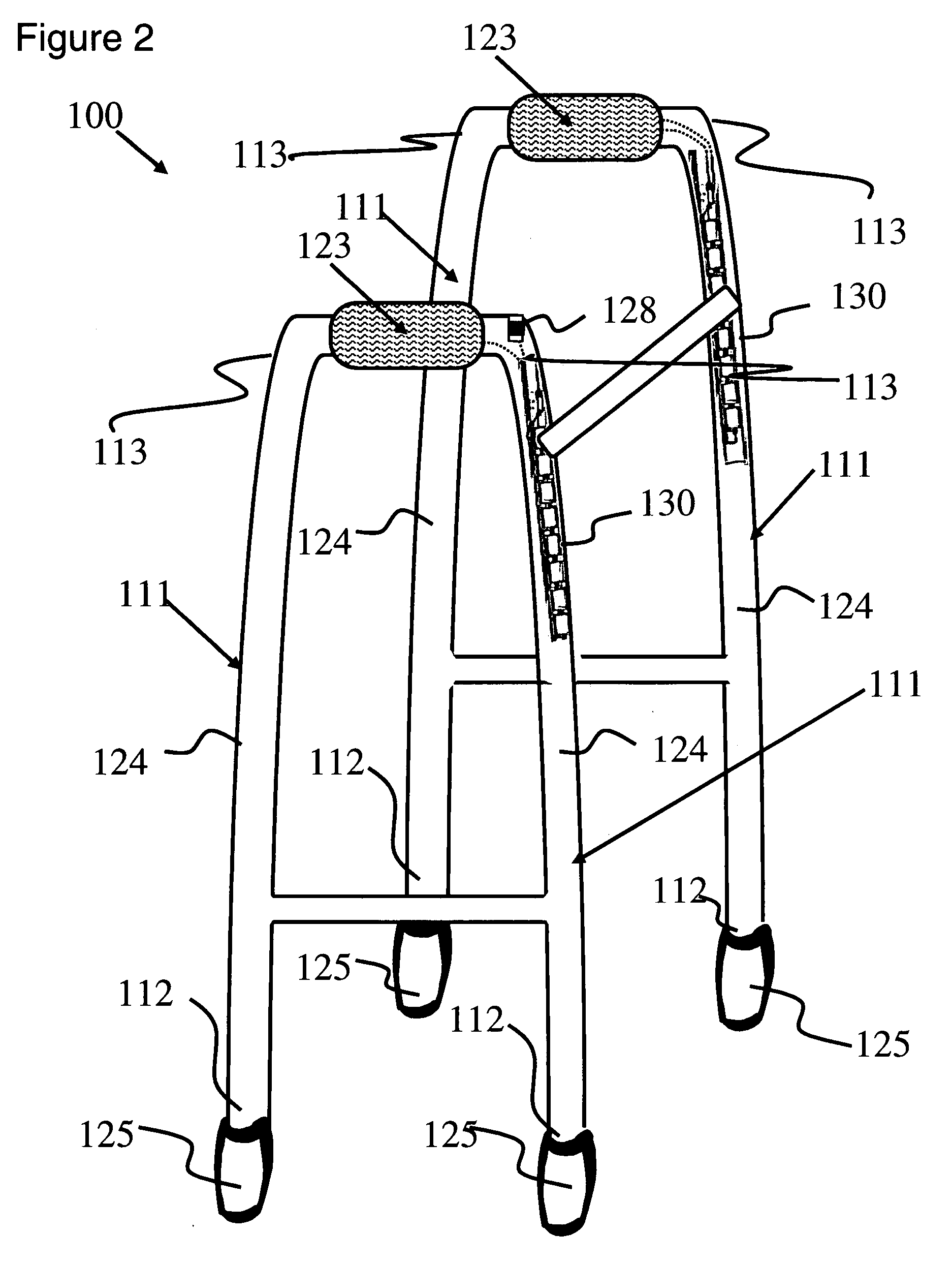 Heated handle construction