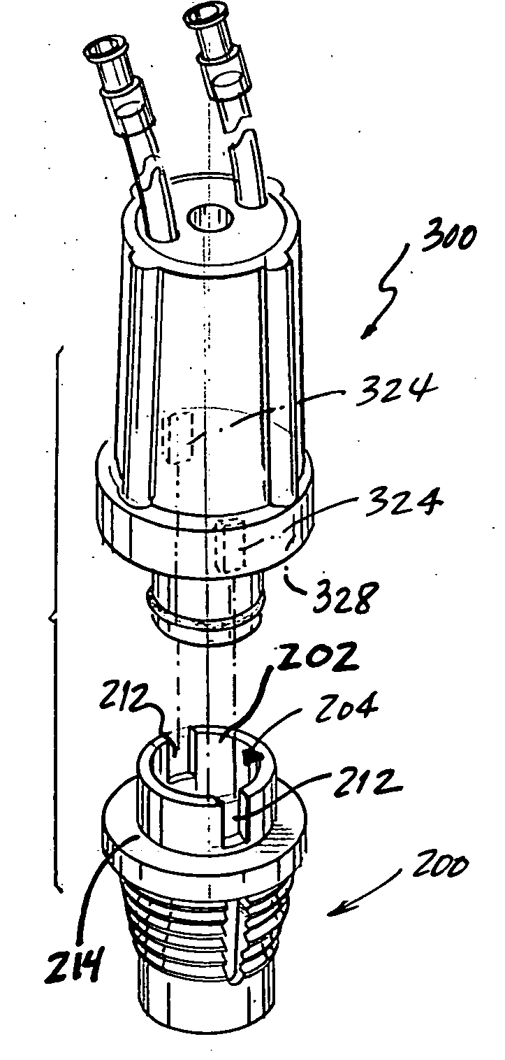 Multiple lumen sensor attachment