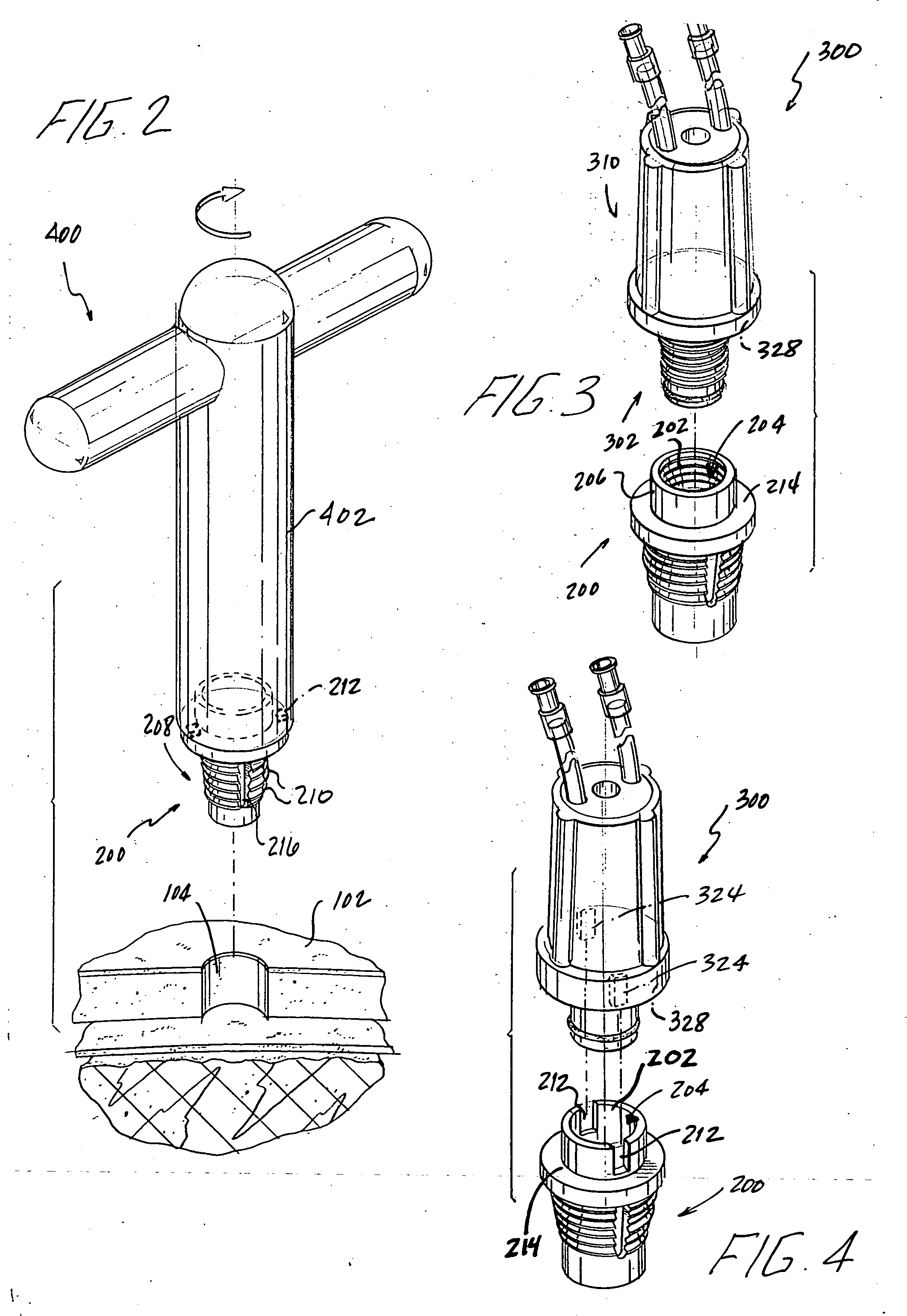 Multiple lumen sensor attachment