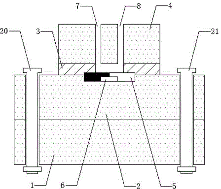 Detection device for quartz crystal microbalance