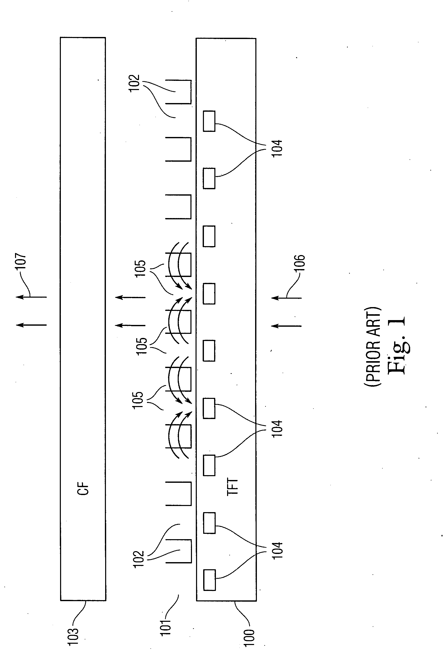 Integrated in-plane switching