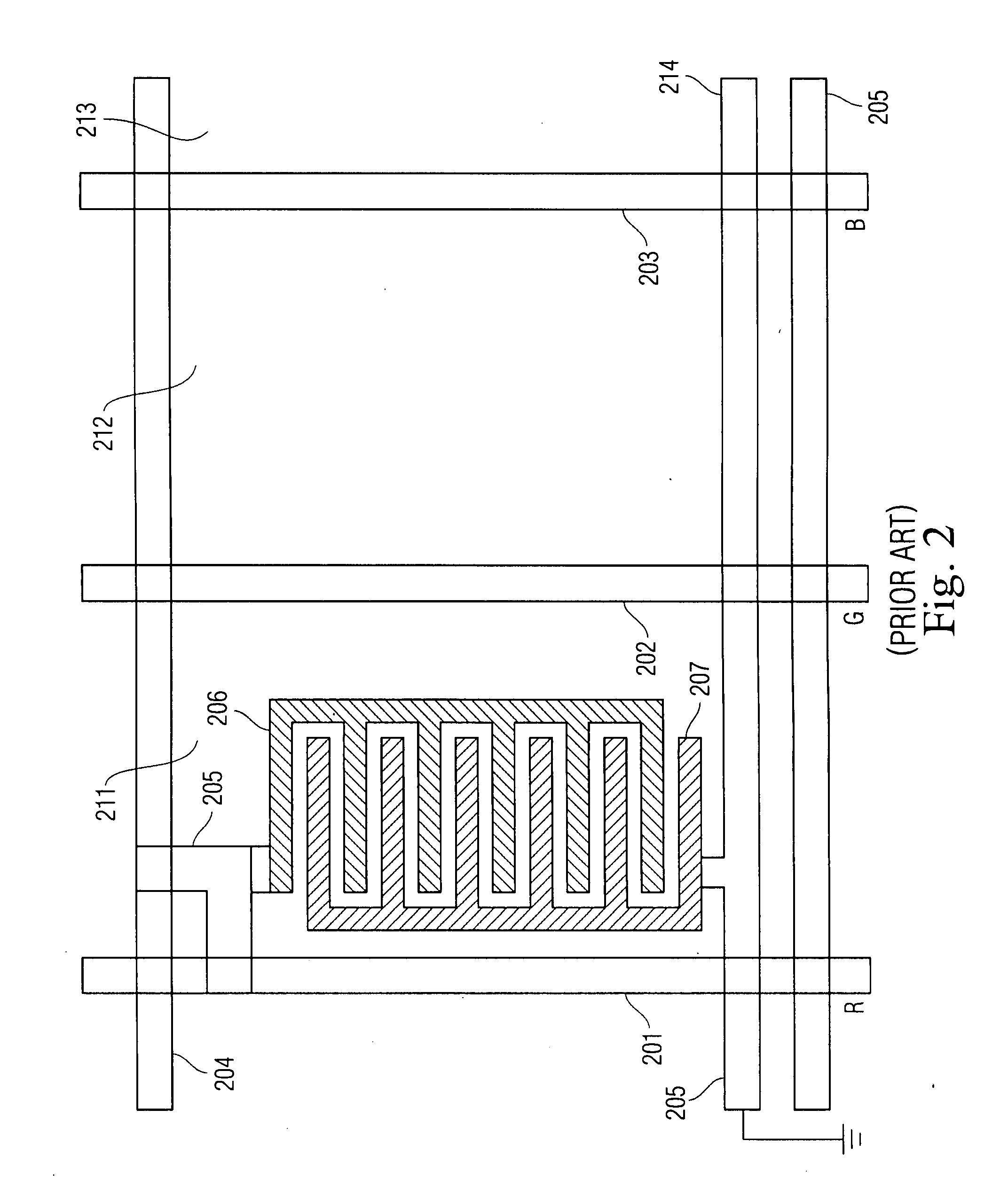 Integrated in-plane switching