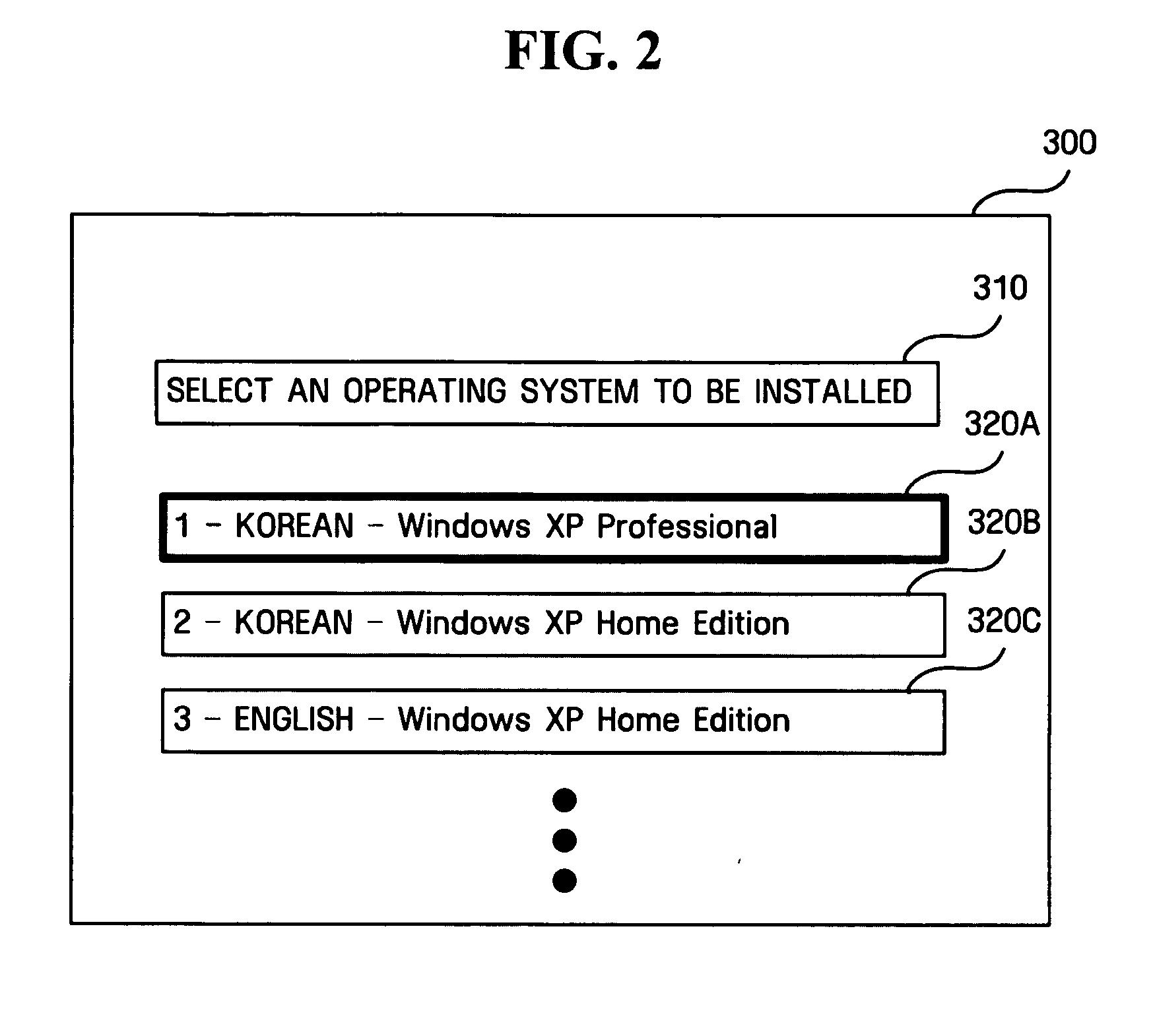 Computer system and method for selectively installing one operating system among a plurality of operating systems