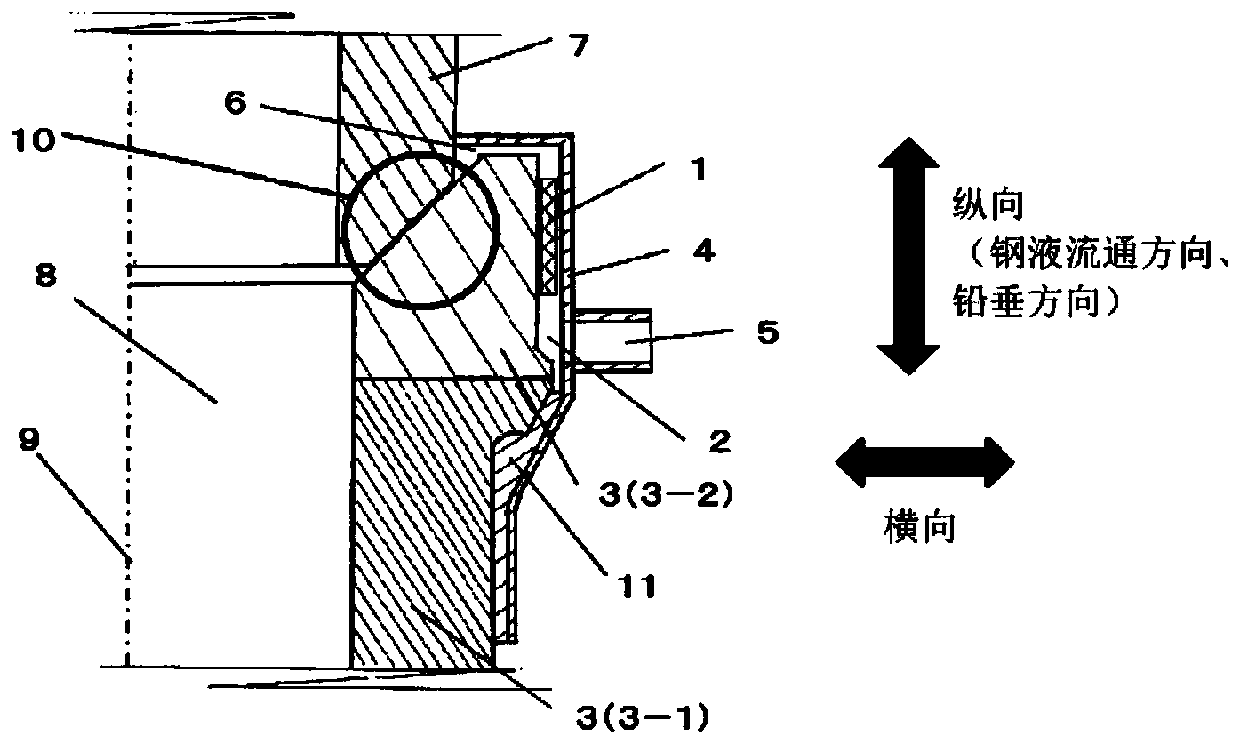 Casting nozzle