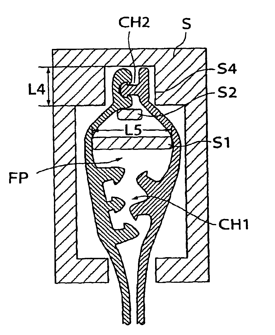 Plastic fastener with slider and bag body with plastic fastener